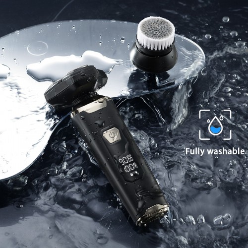 Factory Wholesale Electric Rotary Shaver 4 in 1 Waterproof Portable Electric Beard Trimmer Facial Electric Shaver Men