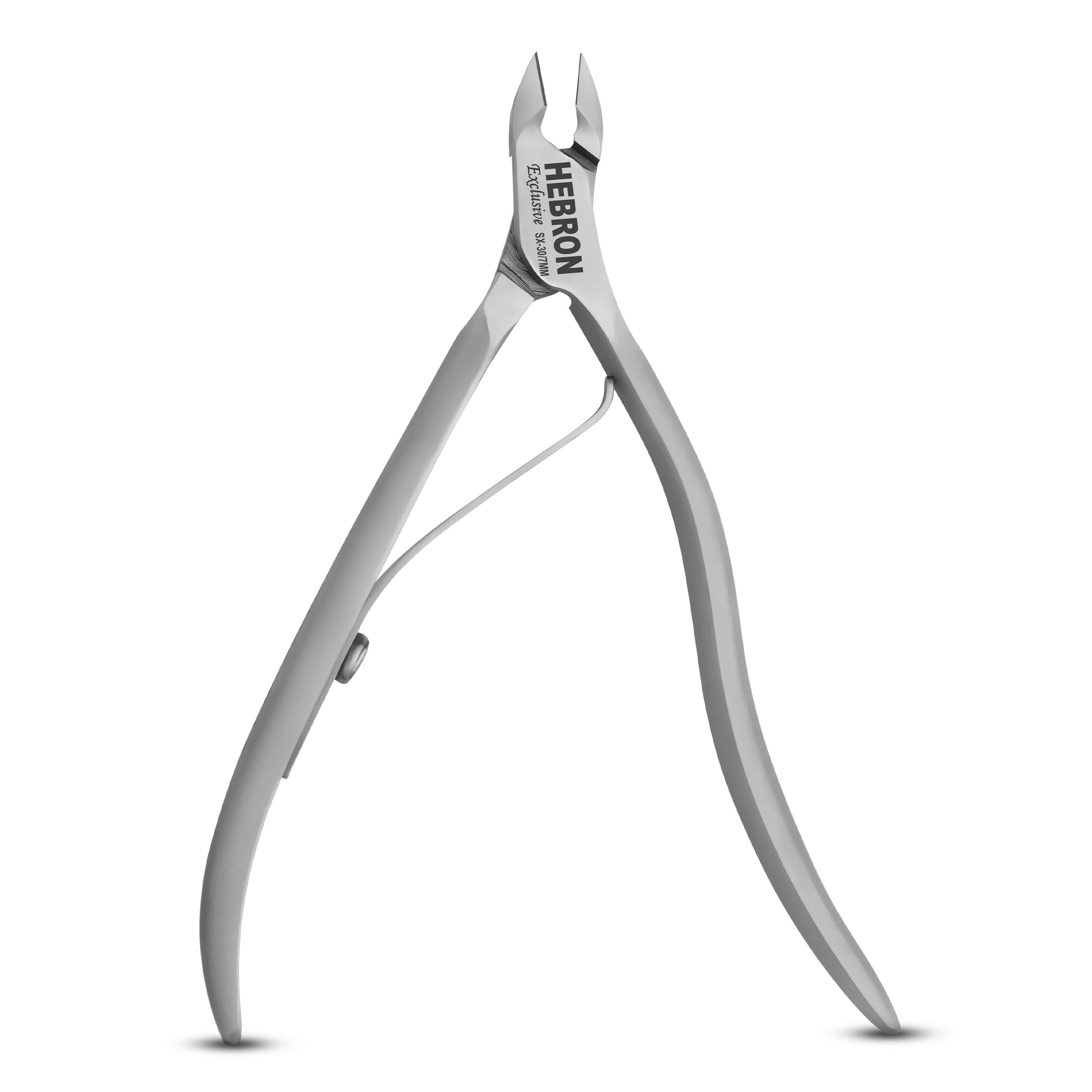 Hebron Exclusive Cuticle Nipper SX-30/7mm – Professional Cuticle Clippers for Women and Nail Technicians – 7mm Precision Blades – Stainless Steel Manicure and Pedicure Tool