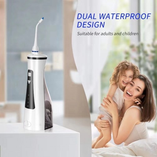 Oral Irrigator USB Rechargeable Water Flosser Portable Dental Jet Flosser Waterproof Teeth Cleaner