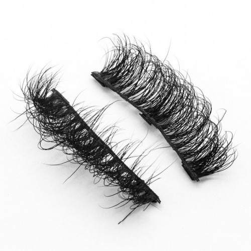 Soft Mink False Eyelash High Quality and Private Label 3 Full Strip Magnetic Lashes