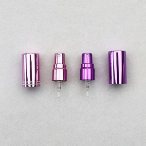 12mm aluminum perfume sprayers screw pump sprayer with over cap