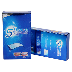 14 Packs 28pcs 5D Teeth Whitening Bleaching Strips Fast Result Teeth Whitening at Home Kit