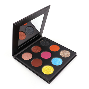 2021 High pigmented Cosmetic Eyeshadow palette 9 color waterproof OEM/ODM with private brand