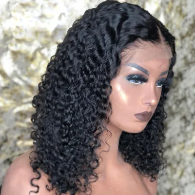 5X5 Lace Closure Human Hair Wig Curly Clsoure Frontal Wig