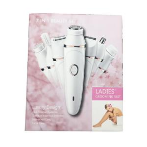 7 in 1 Mini Electric Finishing Woman Lady Facial Hair Lipstick Remover Shaver Bikini Trimmer Set