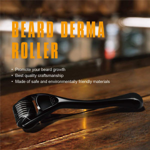 Amazon Hot Custom Logo Microneedle Massage Beard Growth Care Derma Roller