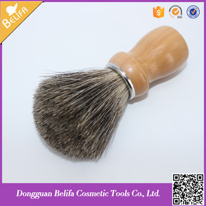 Belifa wholesale private label natural badger wood shaving brush