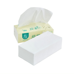 CE approved Custom 20*20cm disposable dry soft cotton facial tissue