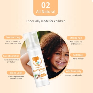 CURLYMOMMY Private Label Sulfate Free Biotin Kids Curly Hair Products Set