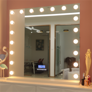 Custom Desktop Vanity Hollywood Style LED Lighted Makeup Cosmetic Mirror