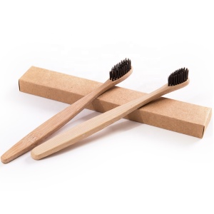 Custom Logo Color Wholesale Natural Bamboo Toothbrush
