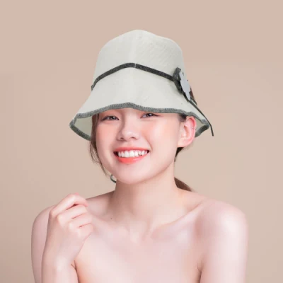 Custom Newest Design Felt Sauna Hat Japanese Russian German Sheep Wool Sauna Hat