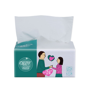 Custom Printed Soft Pack Tissue Paper Facial Tissue Paper