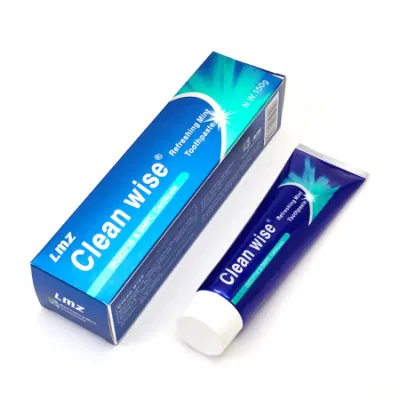 Free Sample Custom Logo 150g Gums Bleeding Anti-Sensitive Anti-Plaque Fluoride Free Mint Toothpaste Wholesale