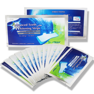 Free shipping teeth whitening strips 14 pouches 14 pairs teeth whitener strips