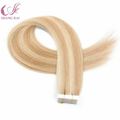 Hot Selling Double Drawn Cuticle Aligned Virgin Brazilian Hair Tape Hair Extension