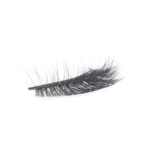 Hot selling styles OEM  wholesale individual eyelashes fiber 3D silk eyelashes With custom eyelash packaging