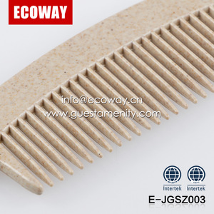 hotel eco-friendly plastic comb biodegradable hotel hair combs