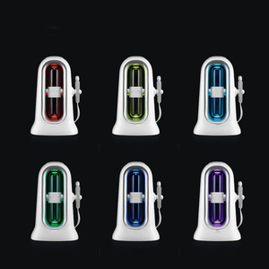 Korea Oxygen Aqua Peel Facial Beauty Machine with 6 Colors Phototherapy Light