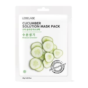 LEBELAGE CUCUMBER SOLUTION MASK