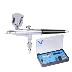 LinhaivetA cake air brush gun airbrush tattoo kit mini spray machine hobby set