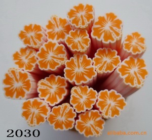 LNU-2029 nail art 3D Fimo Canes & Soft Clay fruit slice & nail art decoration