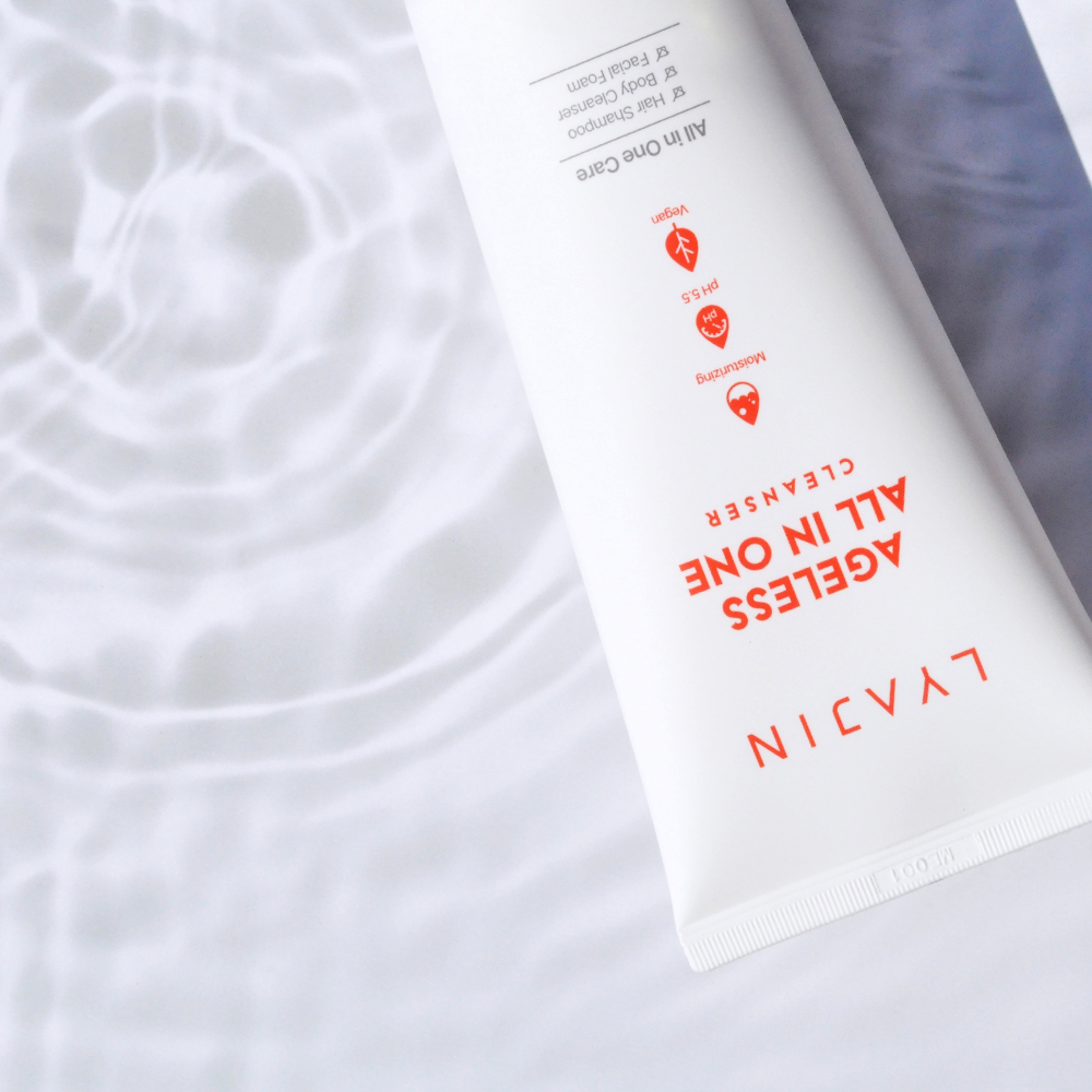 LYAJIN Ageless All in One Cleanser  (combining shampoo, cleansing foam, and body cleanser)