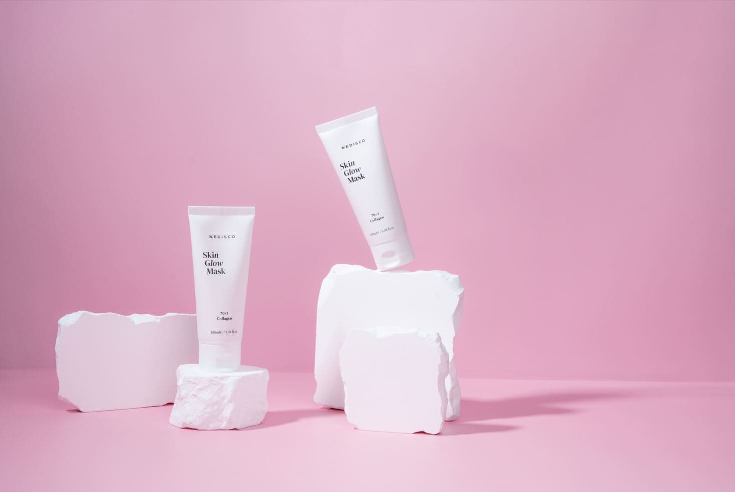 Medisco SkinGlow Mask - Collagen peel off pack soothing, nourishing, anti-aging, brightening lifting