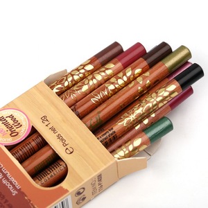 Menow 12 colors long lasting waterproof wooden magic eyeliner pencil