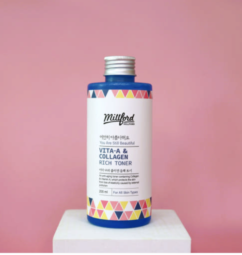 Millford Vita-A &amp; Collagen Rich Toner 200ml