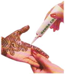 Natural Henna Mehndi Tube (Black) Herbal Body Art Shagun Gold Instant Black