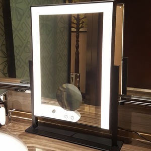 New Fashion Touch Screen LED Lighted Makeup Mirror Vanity Mirror Lighted Desktop Makeup Mirror