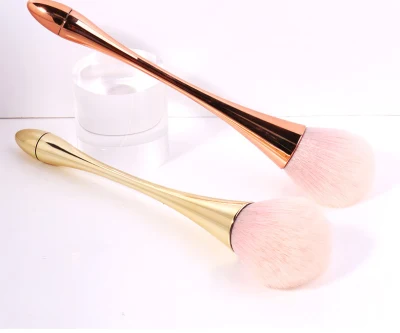 New Gold Makeup Brush: Small Single Loose Powder Blusher Tool