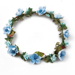 New style wedding flower garland hair band girls artificial flower crown, flower headband