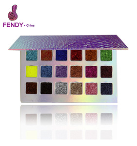 OEM Glitter pressed 18 color Eyeshadow Palette Makeup Pressed Glitter Eyeshadow palette