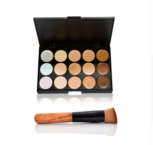 OEM New Makeup Concealer Set 15 Color Base Palettes Cosmetic Concealer Facial Face Cream Care Camouflage Contour Brush