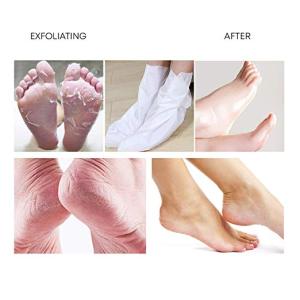 OEM Wholesale Korea Private Label Natural Organic Jasmine Feet Dry Skin Moisturizing Exfoliating Peeling Socks Foot Peel Mask