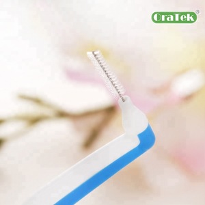 OraTek Right Angled Interdental Brush, L Shaped Back Teeth Brush Picks 3 sizes, Professional Interdental Cleaner