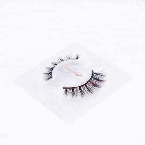 Own logo transparent naked band 3d faux mink hair strip false eyelashes