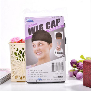 Practical Hair Extension Tools Top Quality Light Beige Net Wig Cap