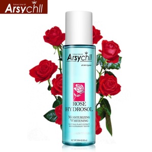 Private label wholesale organic pure skin care whitening hydrosol rose water