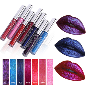 Professional Shimmer Glitter Flip Lip Gloss, Private Label Long Lasting Non-stick Cup Shinny Liquid Lipstick