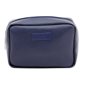 PU leather makeup Women Men fashion toiletry bag custom cosmetic bag