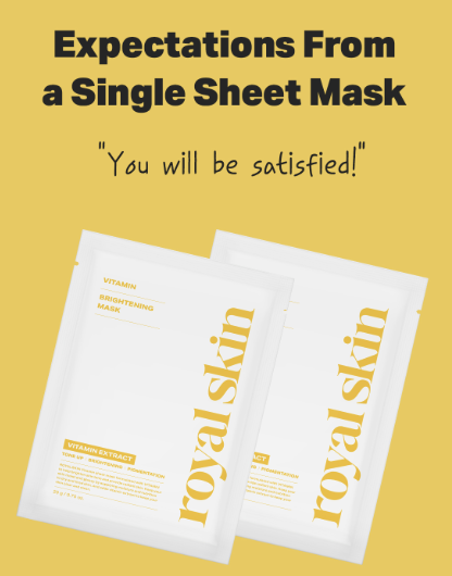 [Royal Skin] Vitamin brightening tencel soft mask