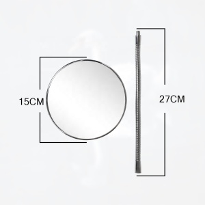 stand 0x flexible free standing led cosmetic mirror
