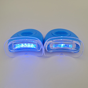 tooth whitening kits with teeth whitening gel syringe and mini teeth whitening led light