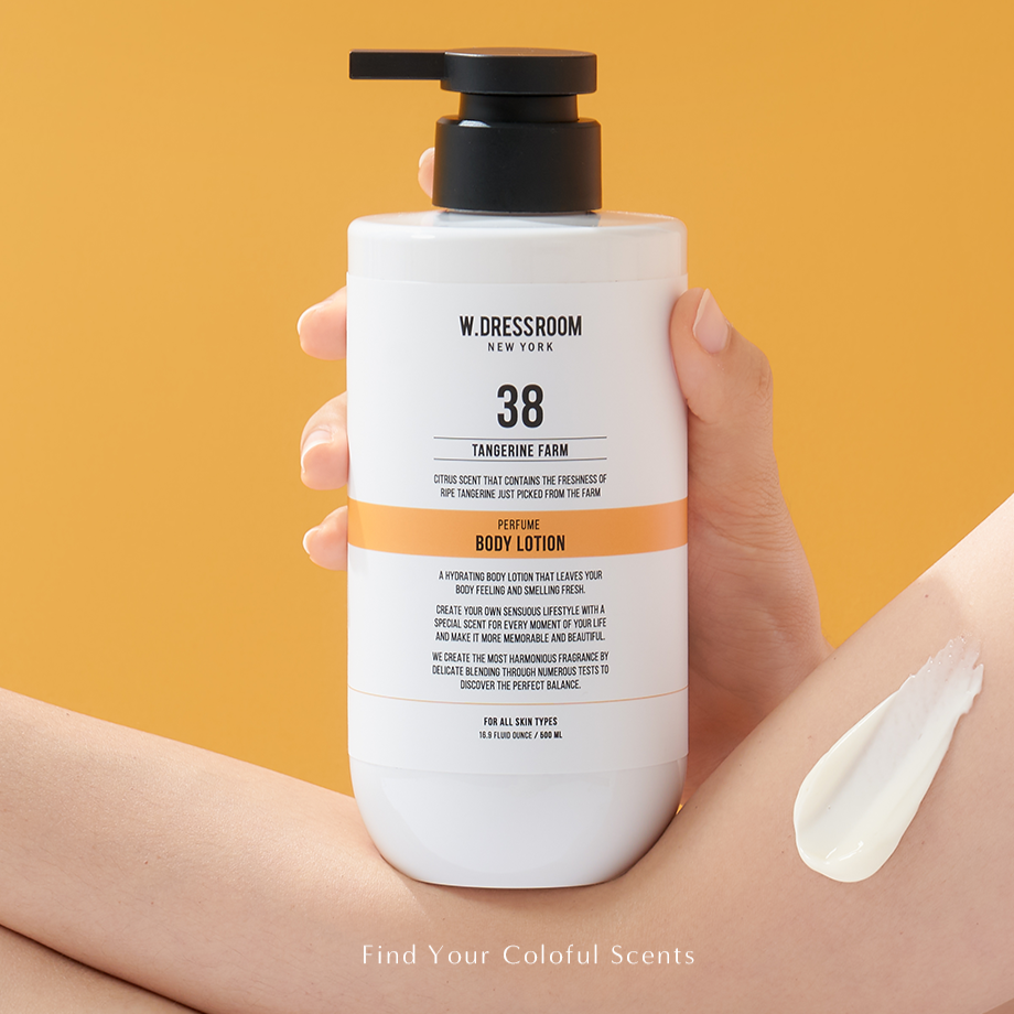 (W.DRESSROOM) Jojoba OilPerfume Body Lotion [No.38 Tangerine Farm] 500ml