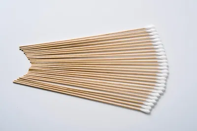 Wholesale Eco Friendly Shincare Customized Logo Long Bamboo Makeup Cotton Buds