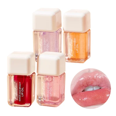 Wholesale Lip Liquid Gloss Custom Logo Private Label Matte Pearlescent Peach Lip Glaze