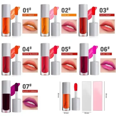 Wholesale Liquid Lip &amp; Cheek Tint Logo Custom Oil Based Water Berry Lip Tint